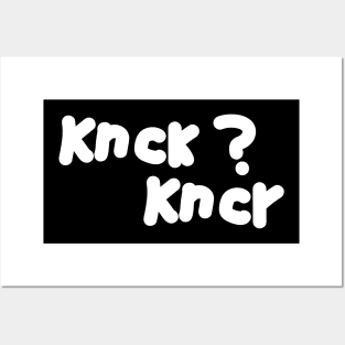 knock joke Posters and Art